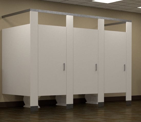 covid compliant toilet cubicles